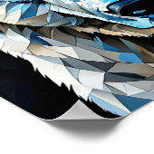 かわいいホッキョクグマ ポスター (角)