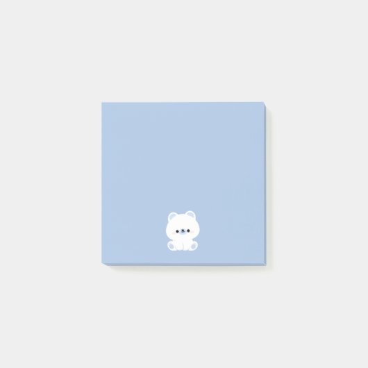 かわいいホッキョクグマ ポストイット (正面)