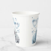 かわいいホッキョクグマ 紙コップ (右)