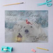 かわいいホッキョクグマ（鳥）ショウジョウコウカンチョウバードウィンタークリスマス 薄葉紙 (クラフト)