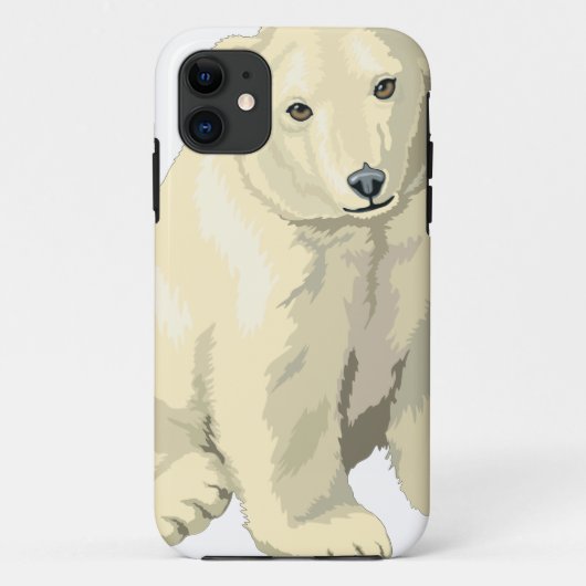 かわいいホッキョクグマ Case-Mate iPhoneケース (裏面)
