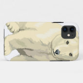 かわいいホッキョクグマ Case-Mate iPhoneケース (裏面(横))