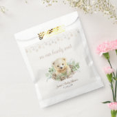 かわいいホッキョクベアキュブ真夏待ち冬の赤ちゃんシャワー フェイバーバッグ (封をした状態)