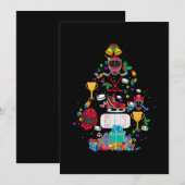 かわいいホッケー クリスマス オーナメント ツリー 面白い プレゼント 男の子 (正面/裏面)