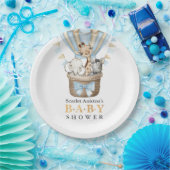 かわいいホットエアバルーンサファリ動物の赤ちゃんシャワー ペーパープレート (パーティー)