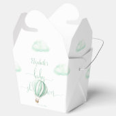 かわいいホットエアバルーン男女兼用ベビーシャワー フェイバーボックス (オープン)