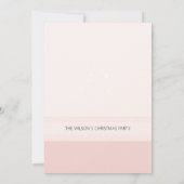 かわいいホットココアマグカップイラストレーションウォーターカラーアート 招待状 (裏面)