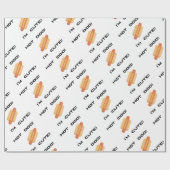 かわいいホットドッグ ラッピングペーパー (フラット)