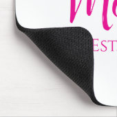 かわいいホットピンクの脚新母の日 マウスパッド (コーナー)