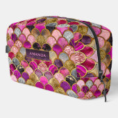 かわいいホットピンクの金ゴールドマーメイドはかりで測ガーリー ドップキット (右コーナー)