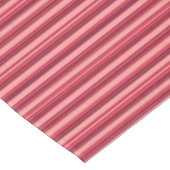 かわいいホットピンクストライプ色 テーブルクロス (アングル)
