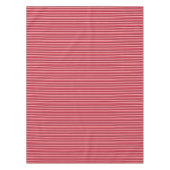 かわいいホットピンクストライプ色 テーブルクロス (正面)