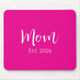かわいいホットピンク新しい母の日 マウスパッド