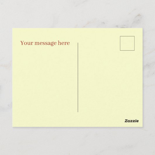 かわいいホット愛犬家追加文字 ポストカード (裏面)