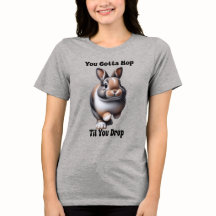 かわいいホッピングウサギ