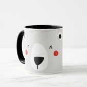 かわいいホパーソナライズされたロクマの子どもたち マグカップ (正面左)