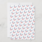 かわいいホリデーウォーターカラークリスマスクッキースワップ 招待状 (裏面)