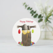 かわいいホリデーオウル シーズンカード (スタンド正面)