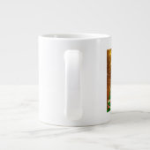 かわいいホリデーカードでフェスティバルシーズン ジャンボコーヒーマグカップ (裏面)