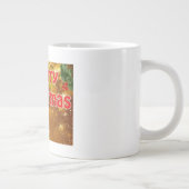 かわいいホリデーカードでフェスティバルシーズン ジャンボコーヒーマグカップ (右)