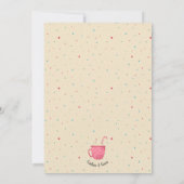 かわいいホリデークッキー交換クッキー&ココアパーティー 招待状 (裏面)