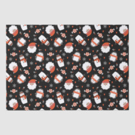 かわいいホリデークリスマスパターン 薄葉紙