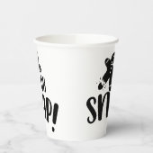 かわいいホリデークリスマスOh Snap 紙コップ (左)