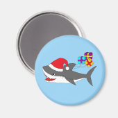 かわいいホリデーサメの磁石 マグネット (正面/裏面)
