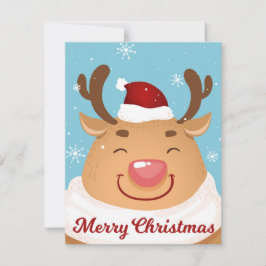 かわいいホリデートナディアメリークリスマスカード シーズンカード