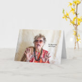 かわいいホリデーフランネルズカードのための年の時間 カード (黄色い花)