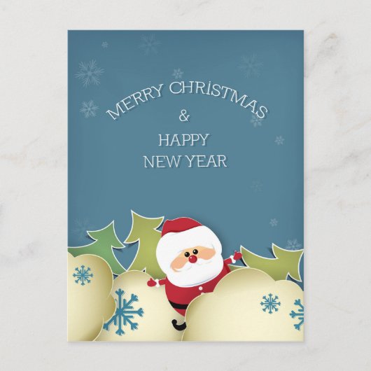 かわいいホリデーポストカード シーズンポストカード (正面)