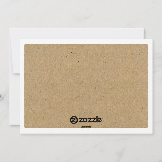 かわいいホリデー フォト カード - きれいなキャンディー ケーン付き (裏面)