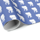 かわいいホワイトエレファントギフト交換クリスマスゲーム ラッピングペーパー (ロールコーナー)