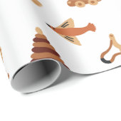 かわいいホワイトキッズトイカー飛行機ボートラッピング紙 ラッピングペーパー (ロールコーナー)