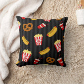 かわいいホームシアターのパターンの枕 クッション (ブランケット)