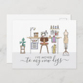 かわいいホームデコールスタジオムービング 案内ポストカード (正面/裏面)