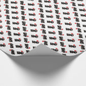 かわいいホー3ホーかわいいホホホホ ラッピングペーパー (角)