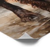 かわいいボイキンスパニエル犬ドッグアートプリントポスター ポスター (角)