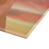 かわいいボクサー犬の水彩油絵画芸術 カッティングボード (角)