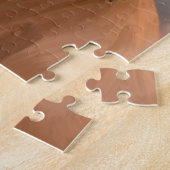 かわいいボクサー犬の水彩油絵画芸術 ジグソーパズル (側面)