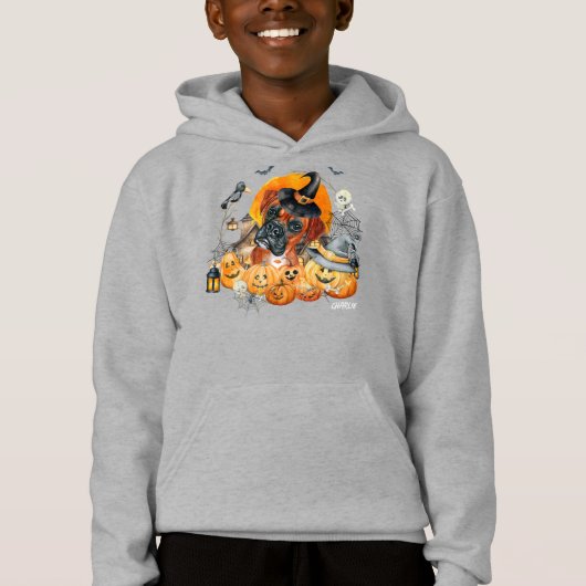 かわいいボクサー ハロウィーン 犬 オーダーメイド (正面)