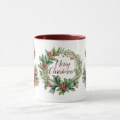 かわいいボクメリーサードッグのクリスマスマグ マグカップ (中央)