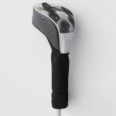 かわいいボストンテリア犬 ゴルフヘッドカバー (アングル)