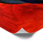 かわいいボストンテリア絵画ドッグズヴェトラナノビコバ ポスター (角)