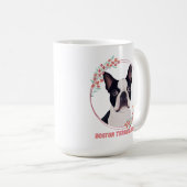 かわいいボストンテリア – Boston Terrier Mama コーヒーマグカップ (正面右)