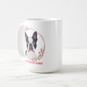 かわいいボストンテリア – Boston Terrier Mama コーヒーマグカップ (正面左)
