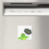 かわいいボタンアイドゾンビドラゴン マグネット (インサイチュ (食洗機))