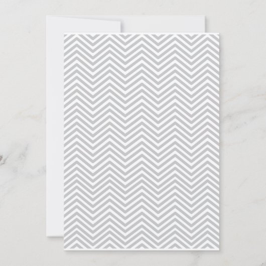 かわいいボタンベビーシャワー招待状 招待状 (裏面)