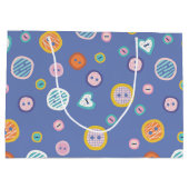 かわいいボタン ラージペーパーバッグ (裏面)