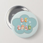 かわいいボタン | 大胆に 缶バッジ (正面&裏面)